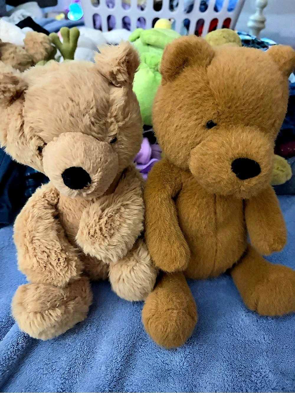 2 Jellycat Bartholomew Bear Pair Brown & Tan